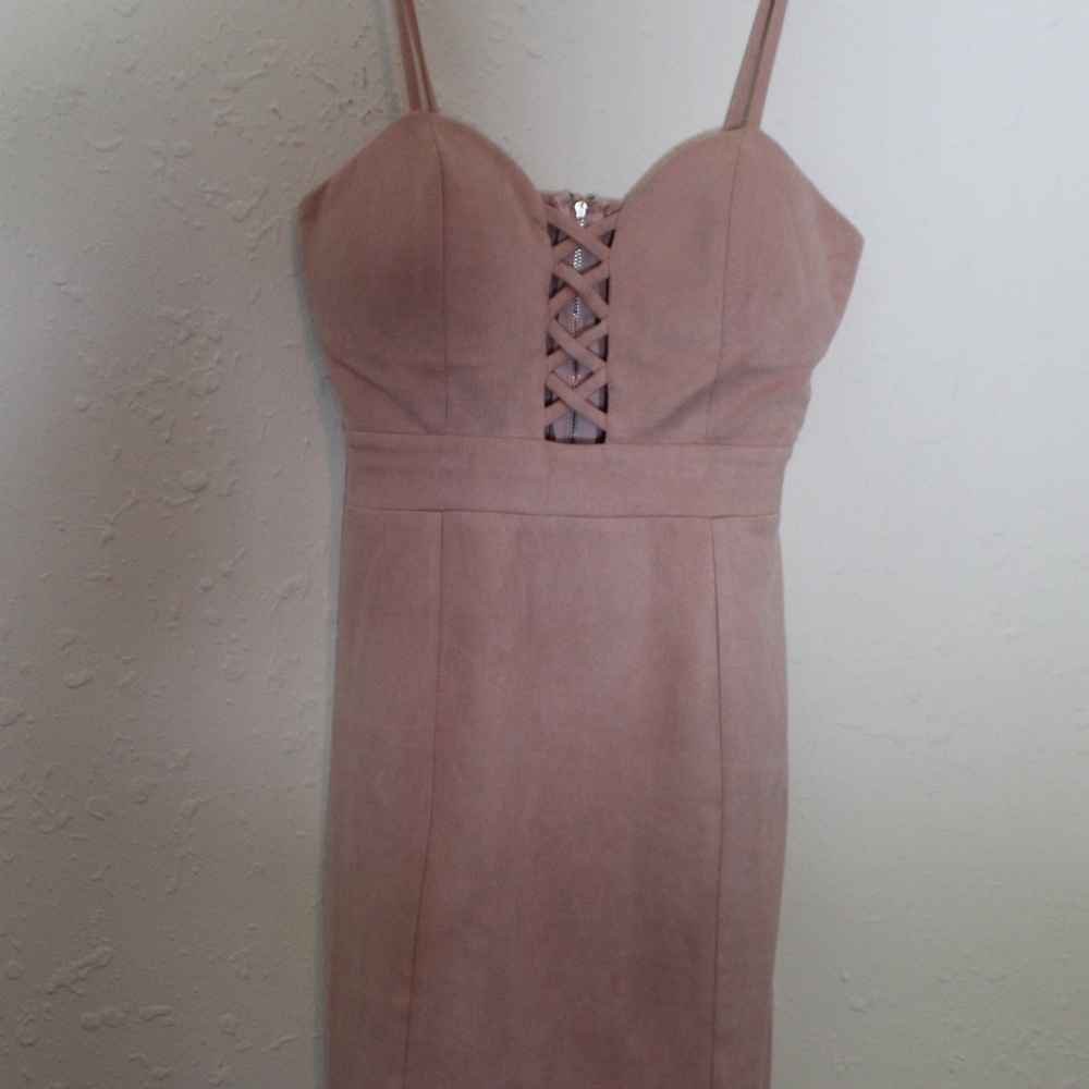 Mauve Windsor mini dress